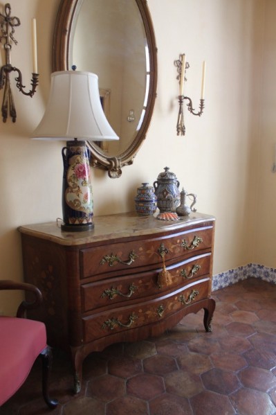 Entry Hall Terracotta Tile Floor