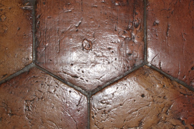 Terracotta Tile Floor detail